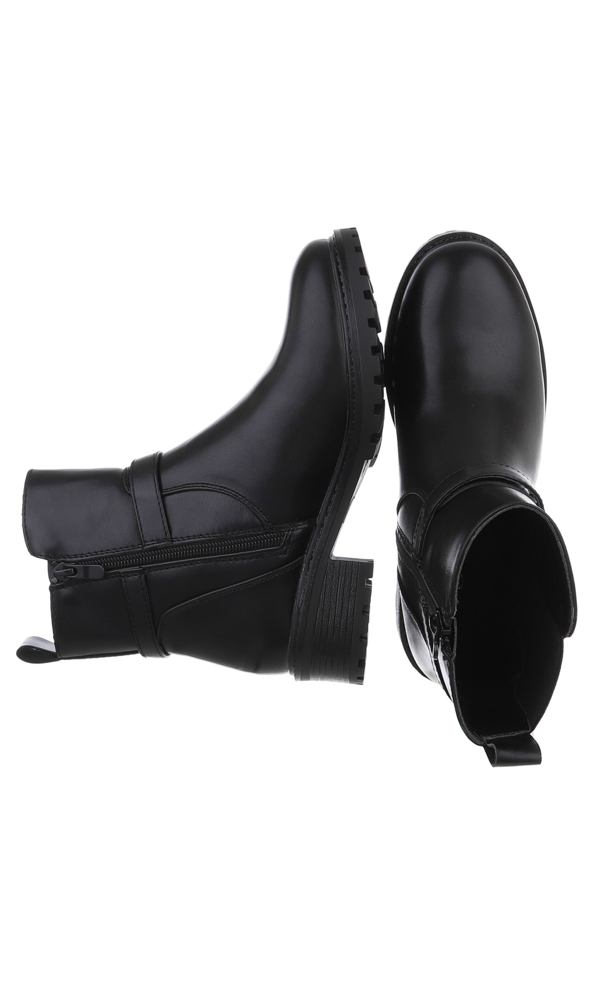 Ital-Design Ankle Boots in Black