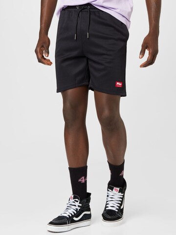 FILA Regular Shorts 'TERCAN' in Schwarz: predná strana