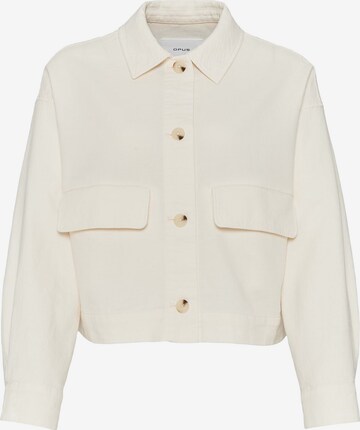 OPUS Between-season jacket 'Herti' in White: front