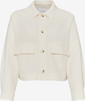 OPUS Between-Season Jacket 'Herti' in White: front