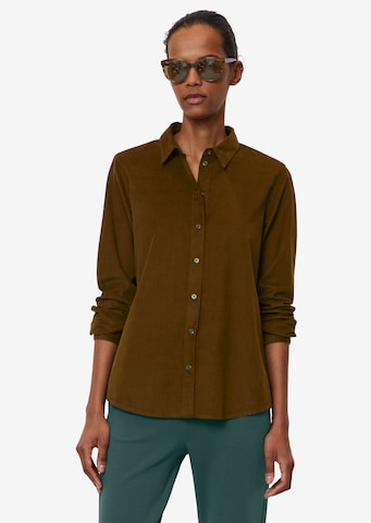 Marc O'Polo - Blusa em castanho: frente