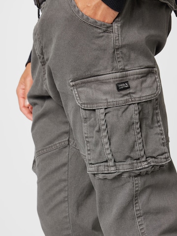 Tapered Jeans cargo 'Kerr' di INDICODE JEANS in grigio