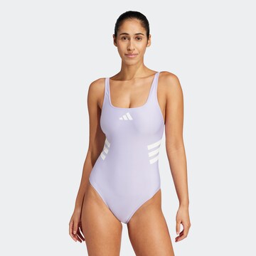 Bustier Maillot de bain sport ADIDAS PERFORMANCE en violet : devant