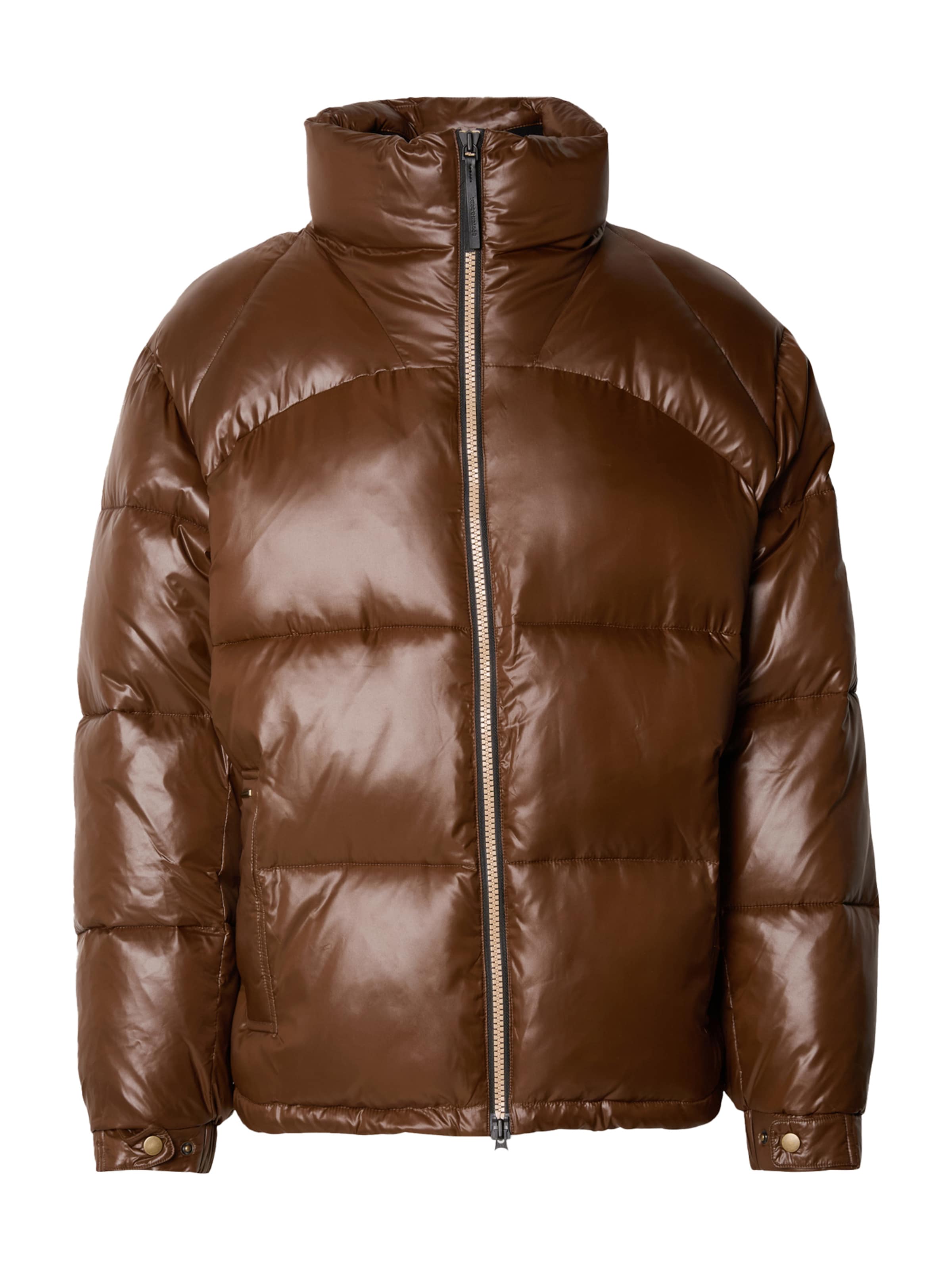 SCOTCH & SODA - Casaco meia-estação em castanho: frente