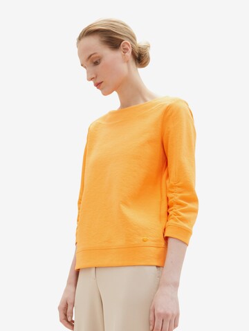 TOM TAILOR Sweatshirt in Oranje