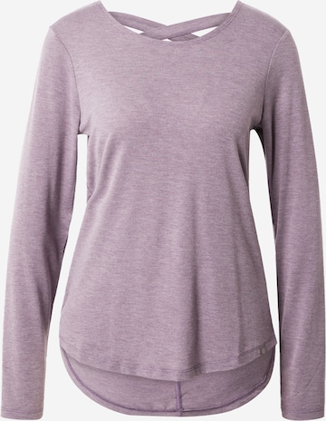 T-shirt fonctionnel 'LYNX' Bally en violet : devant