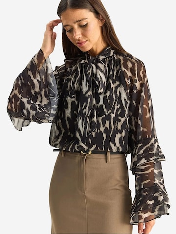 Camicia da donna 'Blusen' di Bianco Lucci in nero
