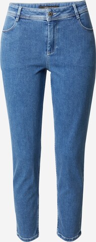 COMMA Slimfit Jeans in Blauw: voorkant