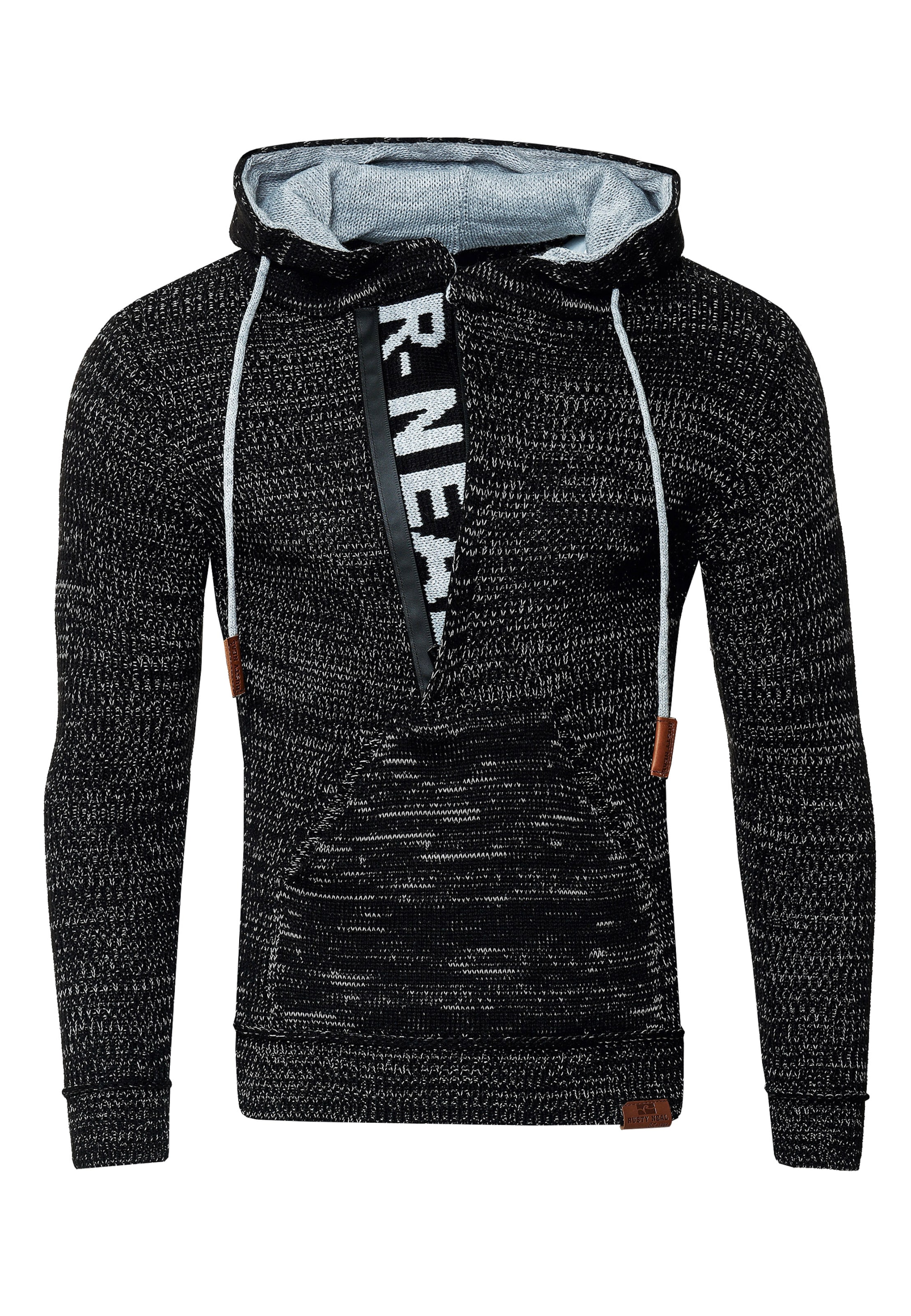 Rusty Neal Trui in Zwart: voorkant