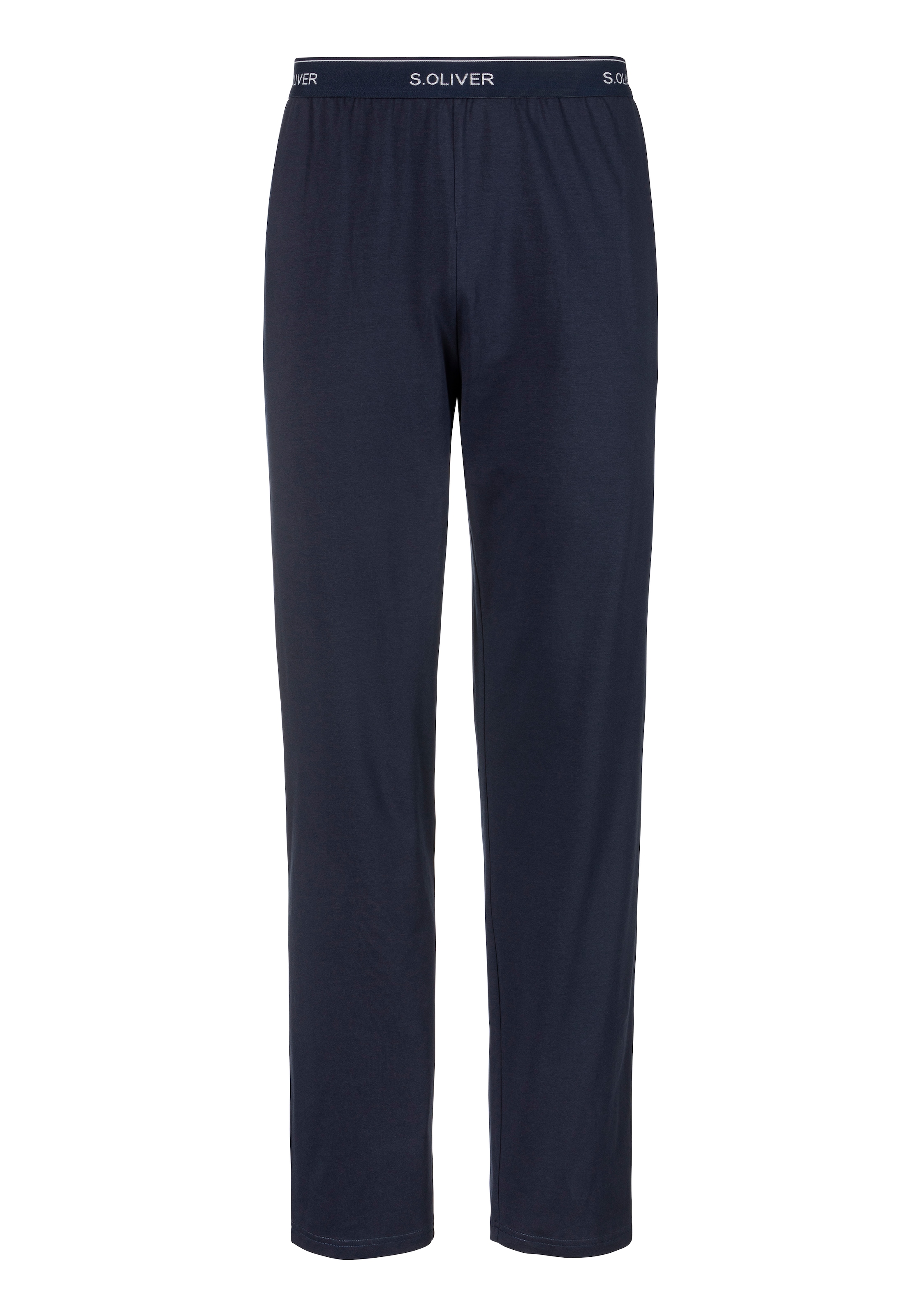 s.Oliver Дълга пижама в синьо