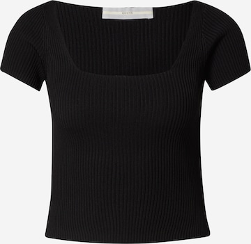 melns GUESS T-Krekls 'MARLENE': no priekšpuses