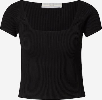 Tricou 'MARLENE' de la GUESS pe negru: față