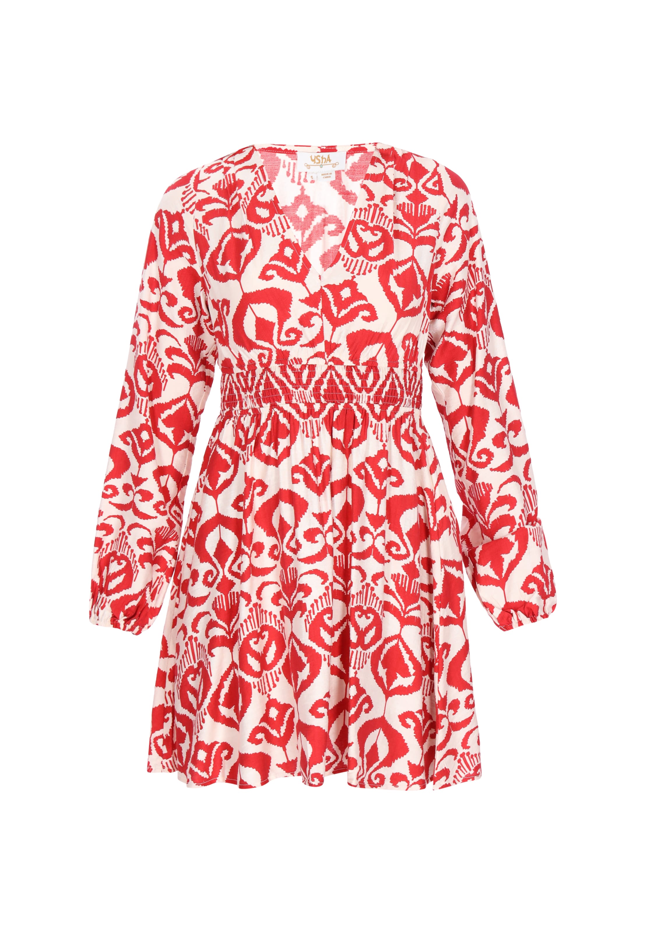 usha FESTIVAL Dress in Red: front