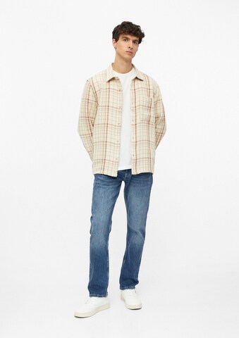 s.Oliver Comfort fit Button Up Shirt in Beige