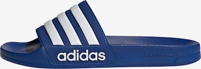 ADIDAS PERFORMANCE Beach & Pool Shoes 'Adilette' in Blue / White, Item view