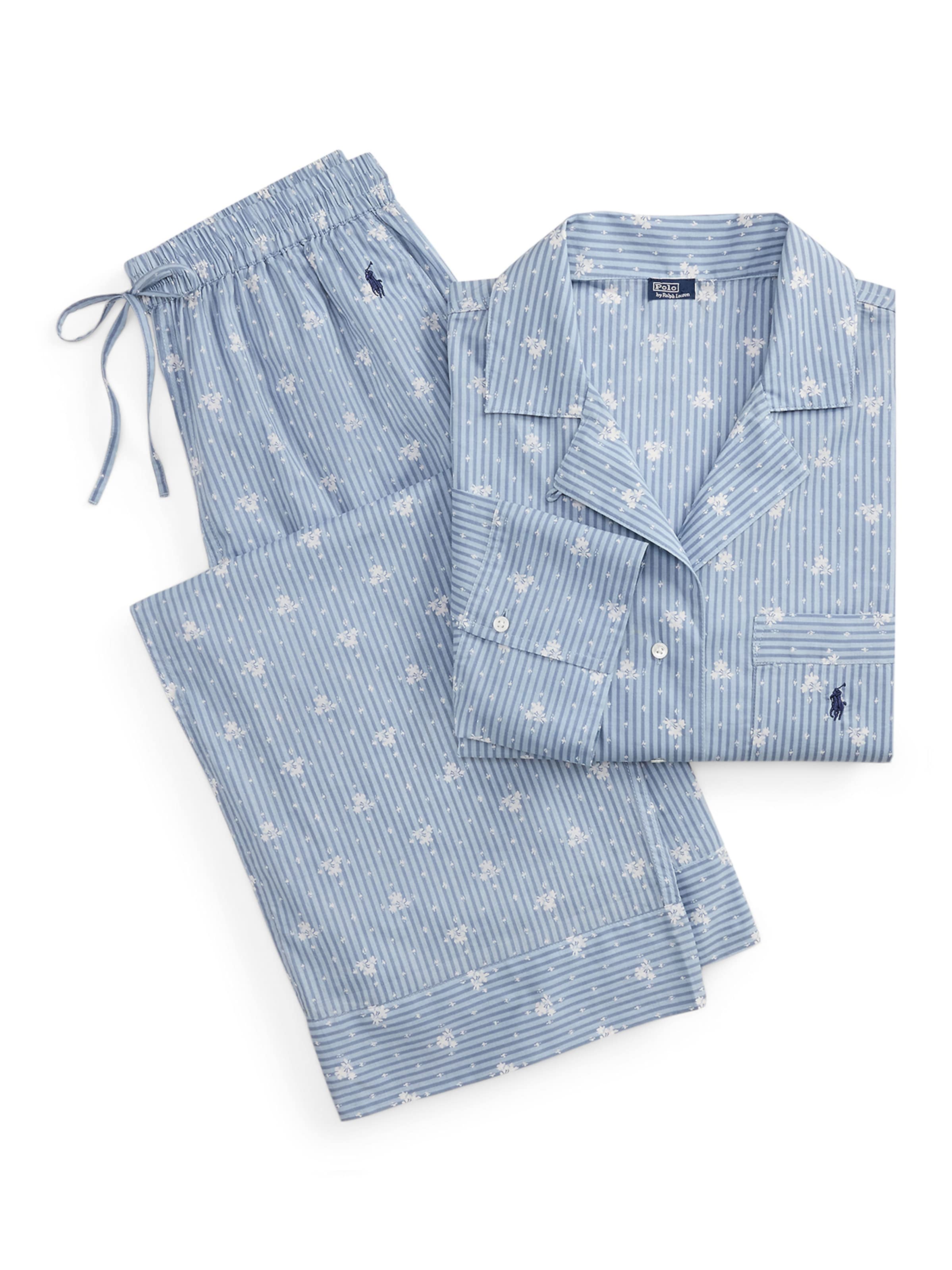 Pyjama ' Vintage Pretty Voile ' Polo Ralph Lauren en bleu