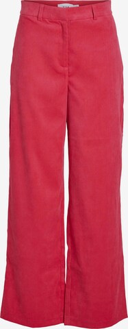 VILA Loose fit Trousers in Pink: front