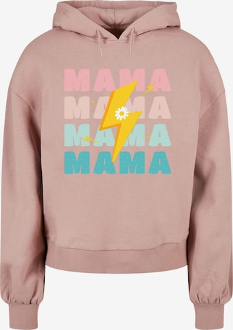 Merchcode Sweatshirt 'Mothers Day' in Roze: voorkant