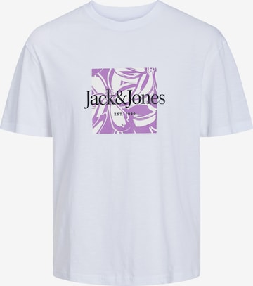 T-Shirt 'Lafayette' JACK & JONES en blanc : devant