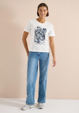 CECIL T-Shirt in Weiß