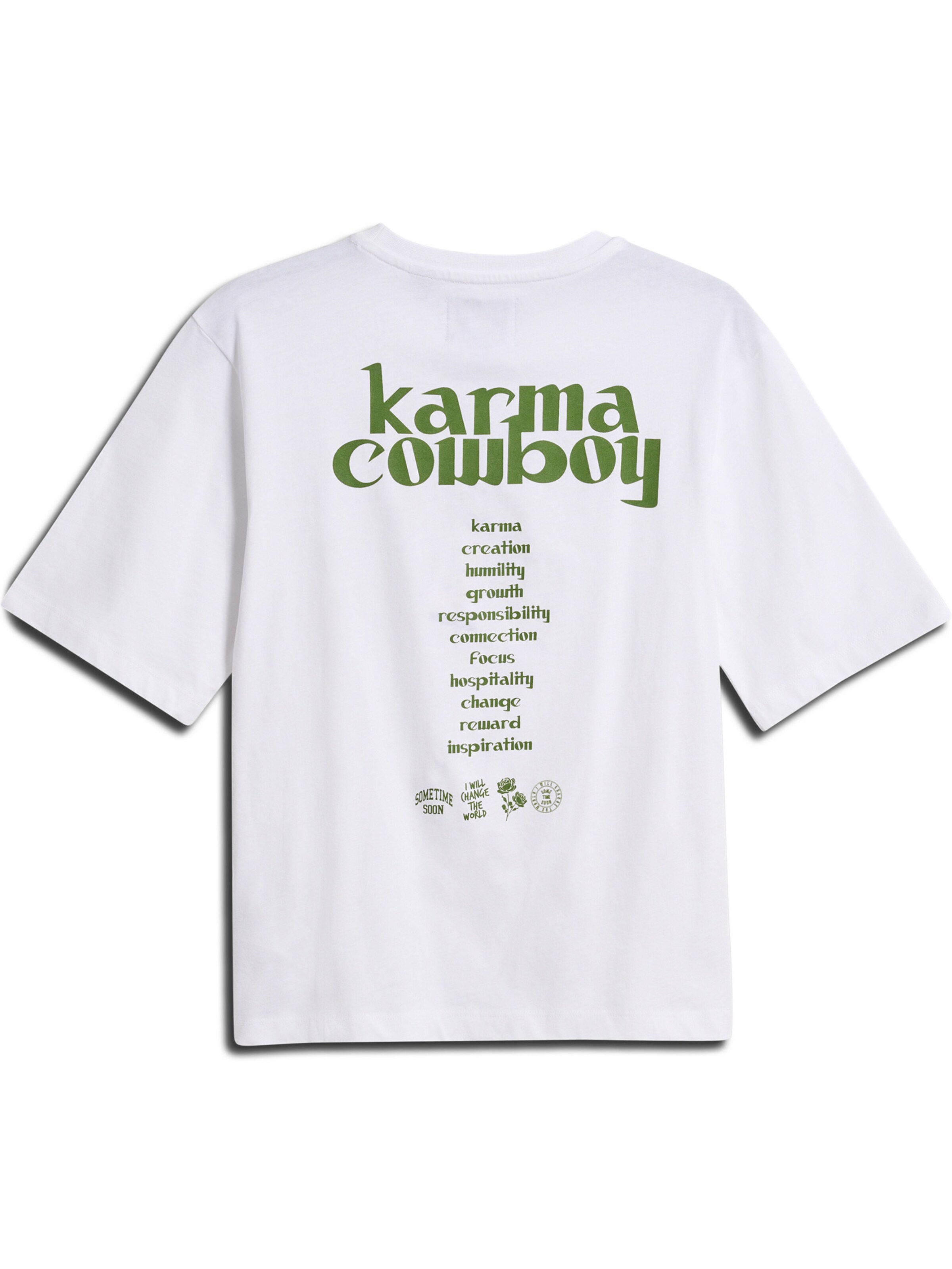 SOMETIME SOON Shirts 'Karma' i hvid