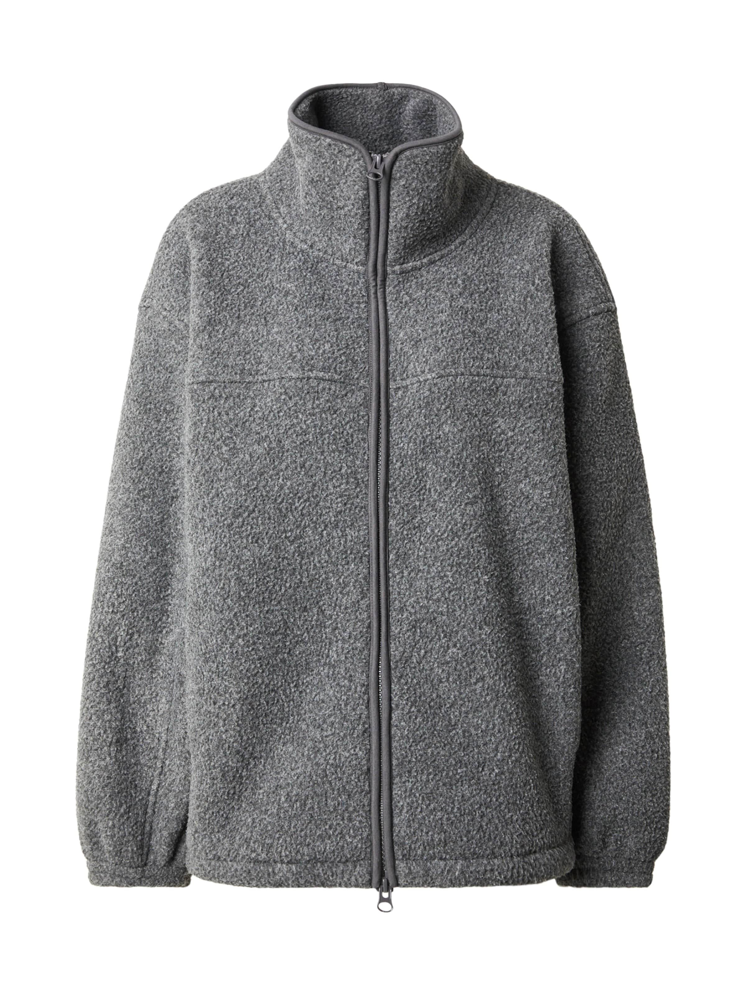 WEEKDAY - Casaco de velo 'Finn' em cinzento: frente