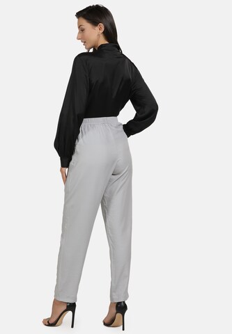 usha WHITE LABEL Tapered Pants in Grey