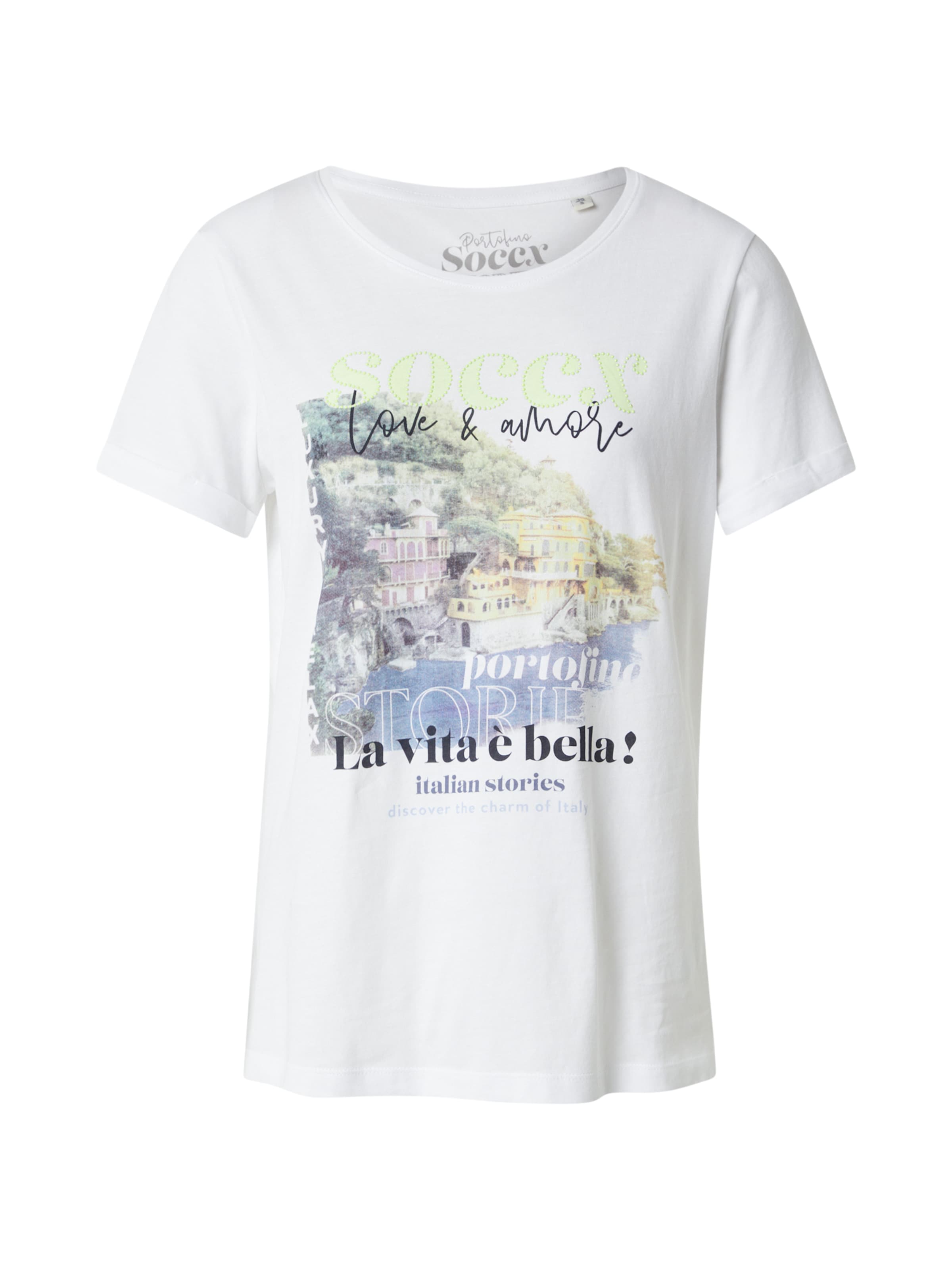 T-shirt Soccx en blanc : devant