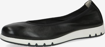 CAPRICE Ballet Flats in Black: front