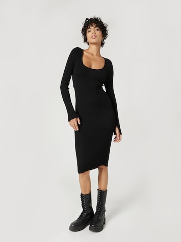 A LOT LESS - Vestido 'Josefin' en negro