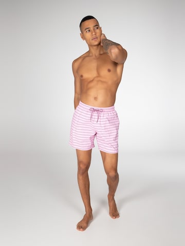 PROTEST Board Shorts 'SHARIF' in Pink