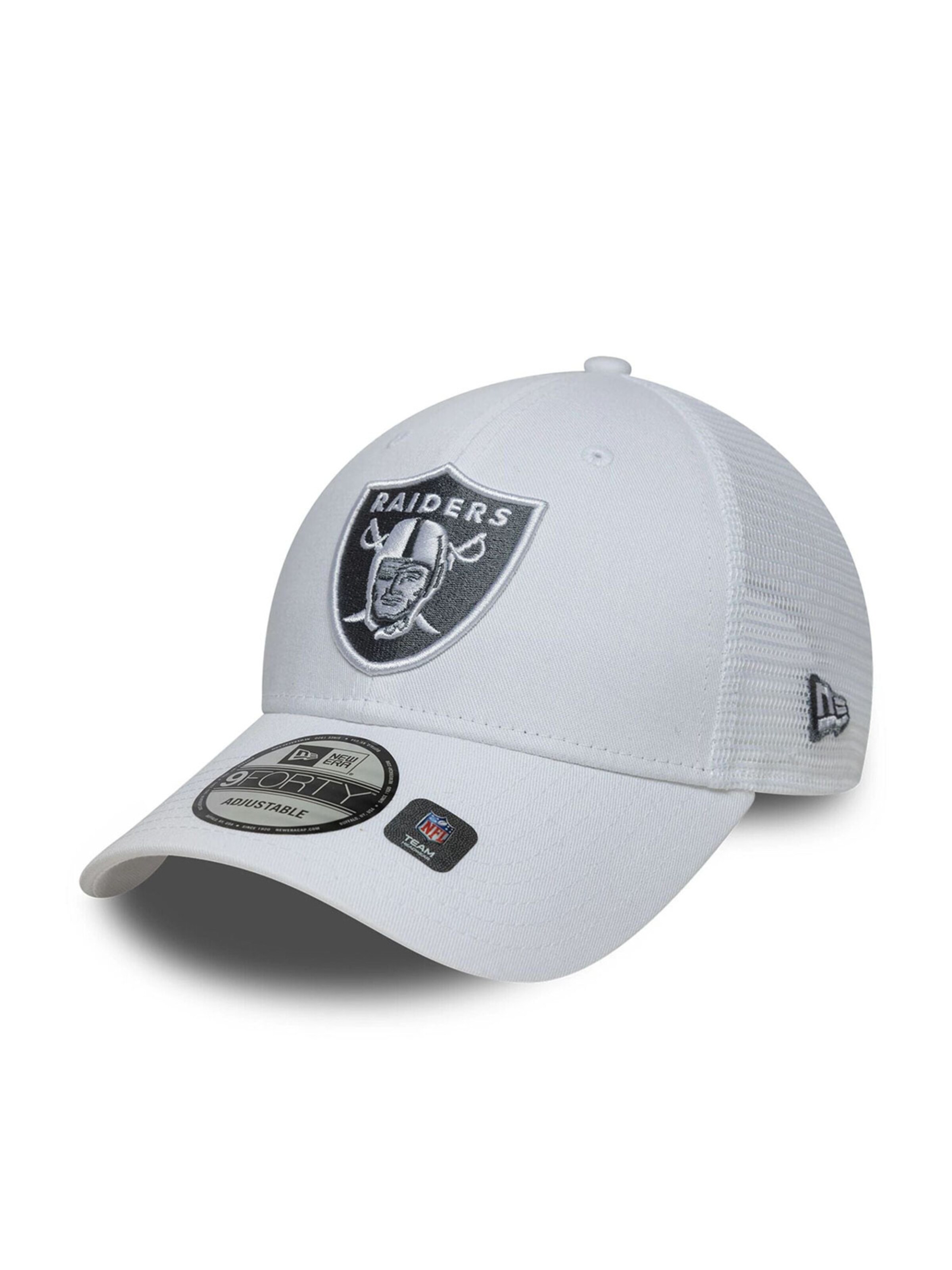 NEW ERA Athletic Cap '9FORTY Las Vegas Raiders NFL' in White: front