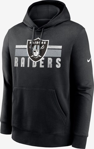 NIKE Sweatshirt 'Las Vegas Raiders' in Schwarz: predná strana