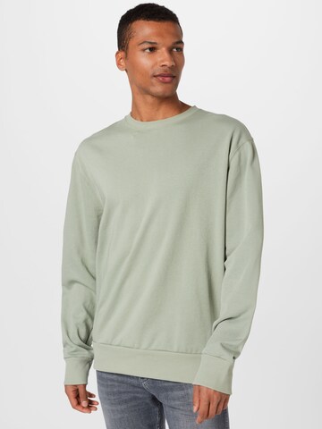 Sweat-shirt 'Dean' ABOUT YOU en vert : devant