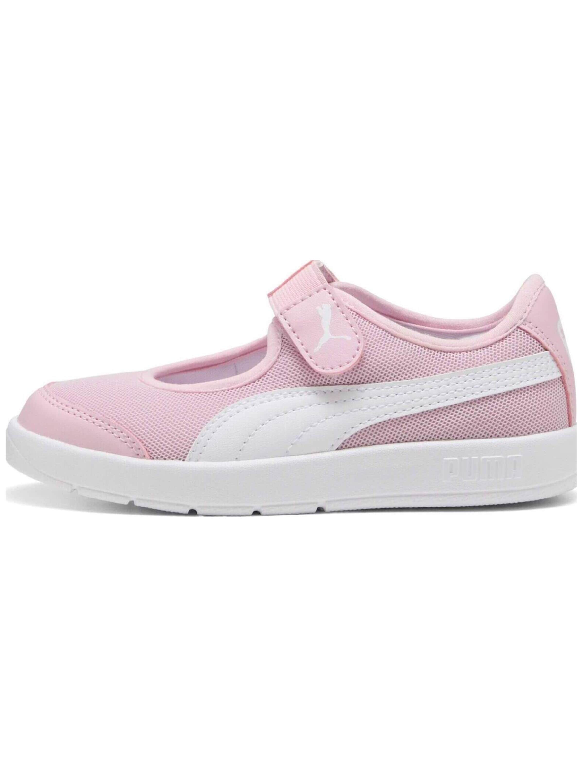PUMA - Calzado deportivo 'Puma Courtflex V3' en rosa: frente