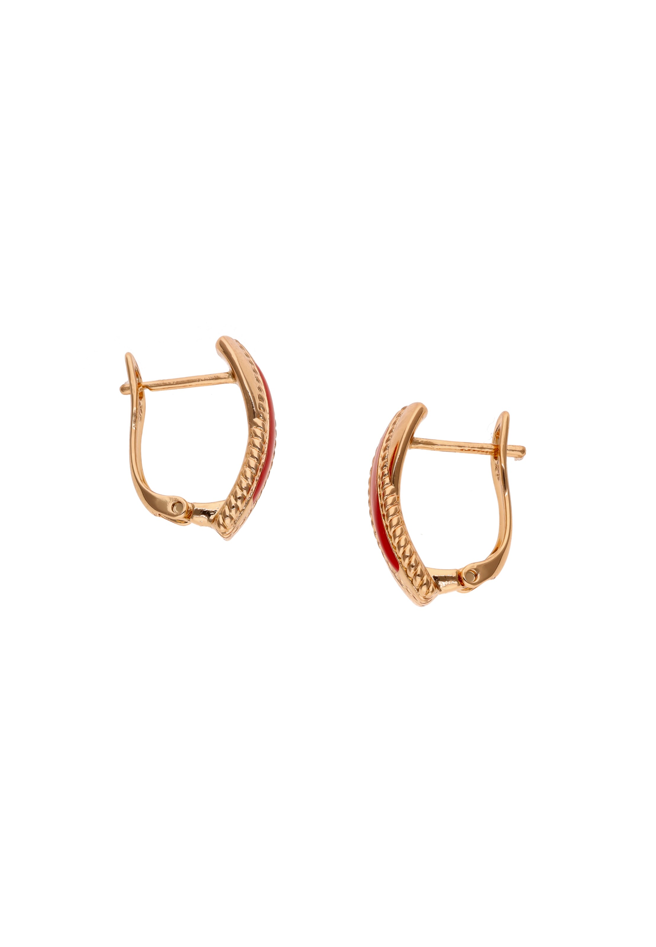 IZIA Ohrringe in Gold: Vorderseite