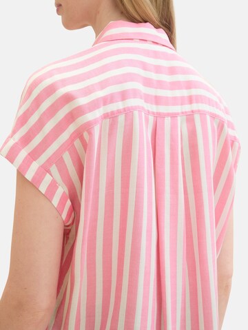 TOM TAILOR - Blusa em rosa