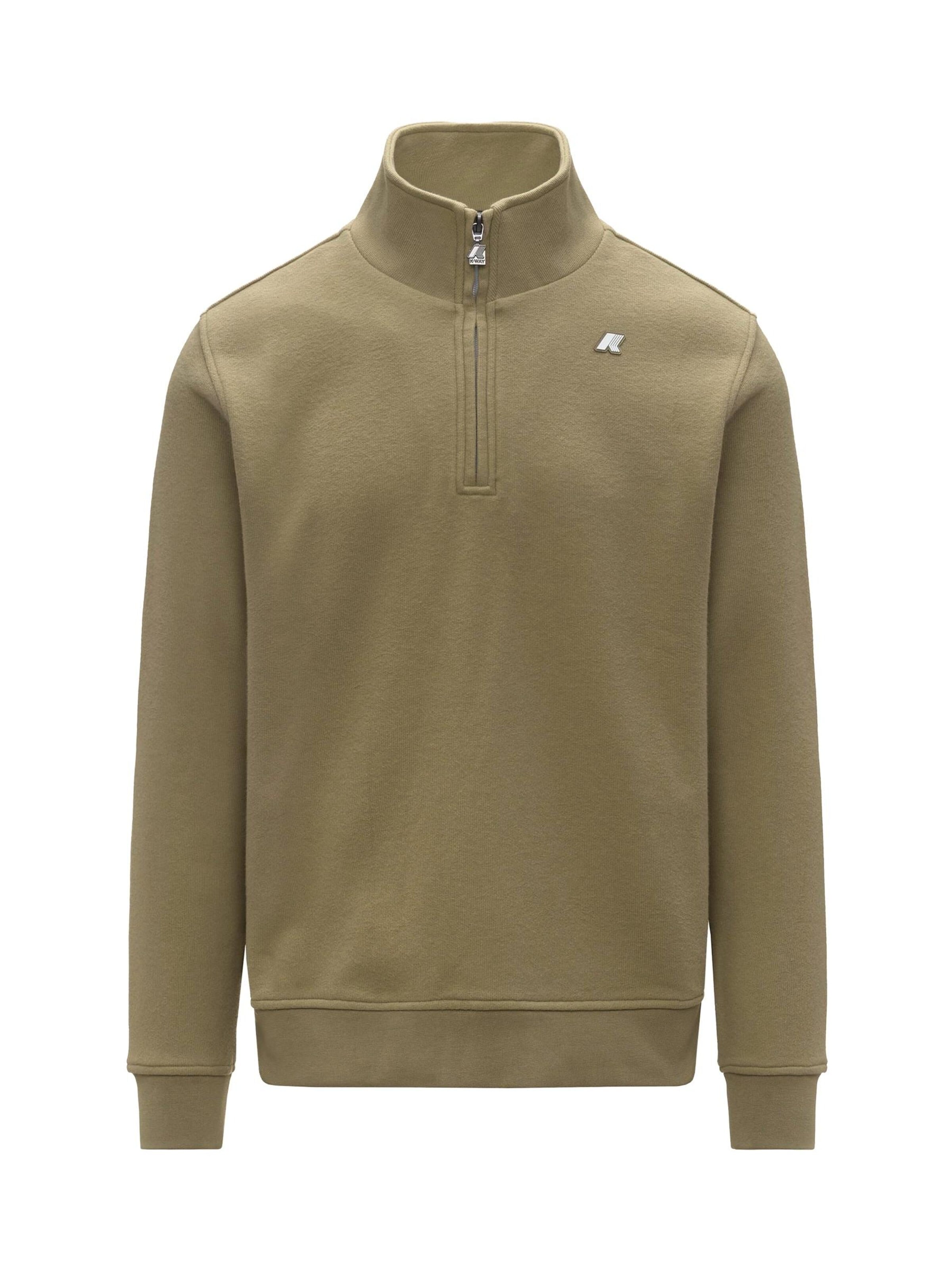 K-Way Pullover 'K-WAY FINNICK HEAVY FLEECE Maglieria'‌‌‌‌‌‌ in Grün: Vorderseite