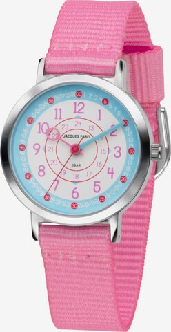 Jacques Farel Watch in Pink: front