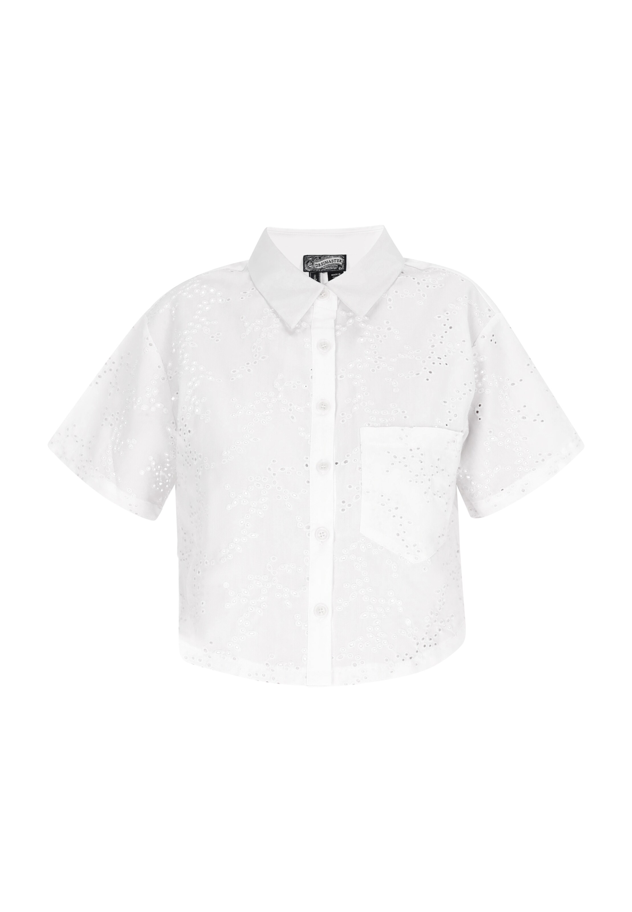 DreiMaster Vintage - Blusa en blanco: frente