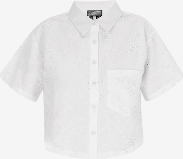 balts DreiMaster Vintage Blūze: no priekšpuses