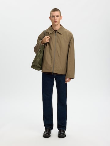 SELECTED - Chaqueta de entretiempo 'SLHCEDRIC' en marrón