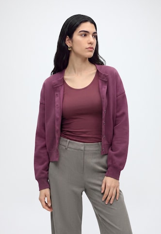 Abercrombie & Fitch Sweatjakke i lilla