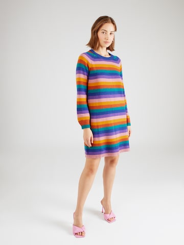Danefae Πλεκτό φόρεμα σε ανάμεικτα χρώματα: μπροστά