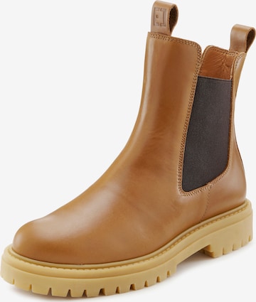 Boots chelsea di Elbsand in marrone: frontale