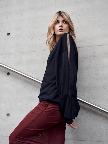 Chemisier 'ELEVATE_ Mei' I want the moon en noir