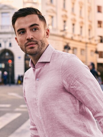 Suitable Comfort Fit Hemd‌‌‌‌‌‌‌‌‌‌ in Pink