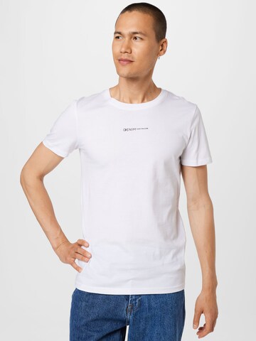 TOM TAILOR DENIM T-Shirt in Weiß: predná strana