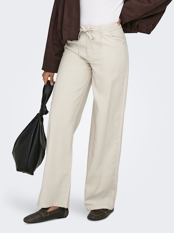 ONLY - Pierna ancha Pantalón plisado 'ONLGianna' en gris: frente