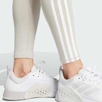 Skinny Pantalon de sport 'Hyperglam Shine Full-length' ADIDAS PERFORMANCE en beige